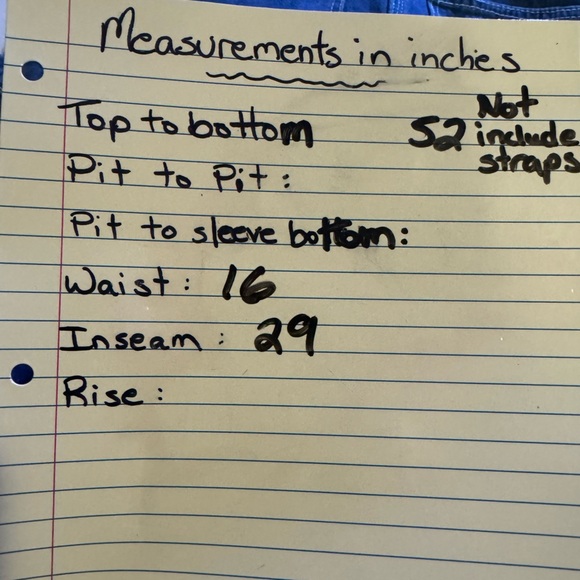 Blue Denim Overalls with Adjustable Straps - Picture 8 of 8